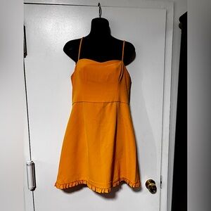 French Connection Women’s Yellow Dress Size 10, Dress Minidress summer